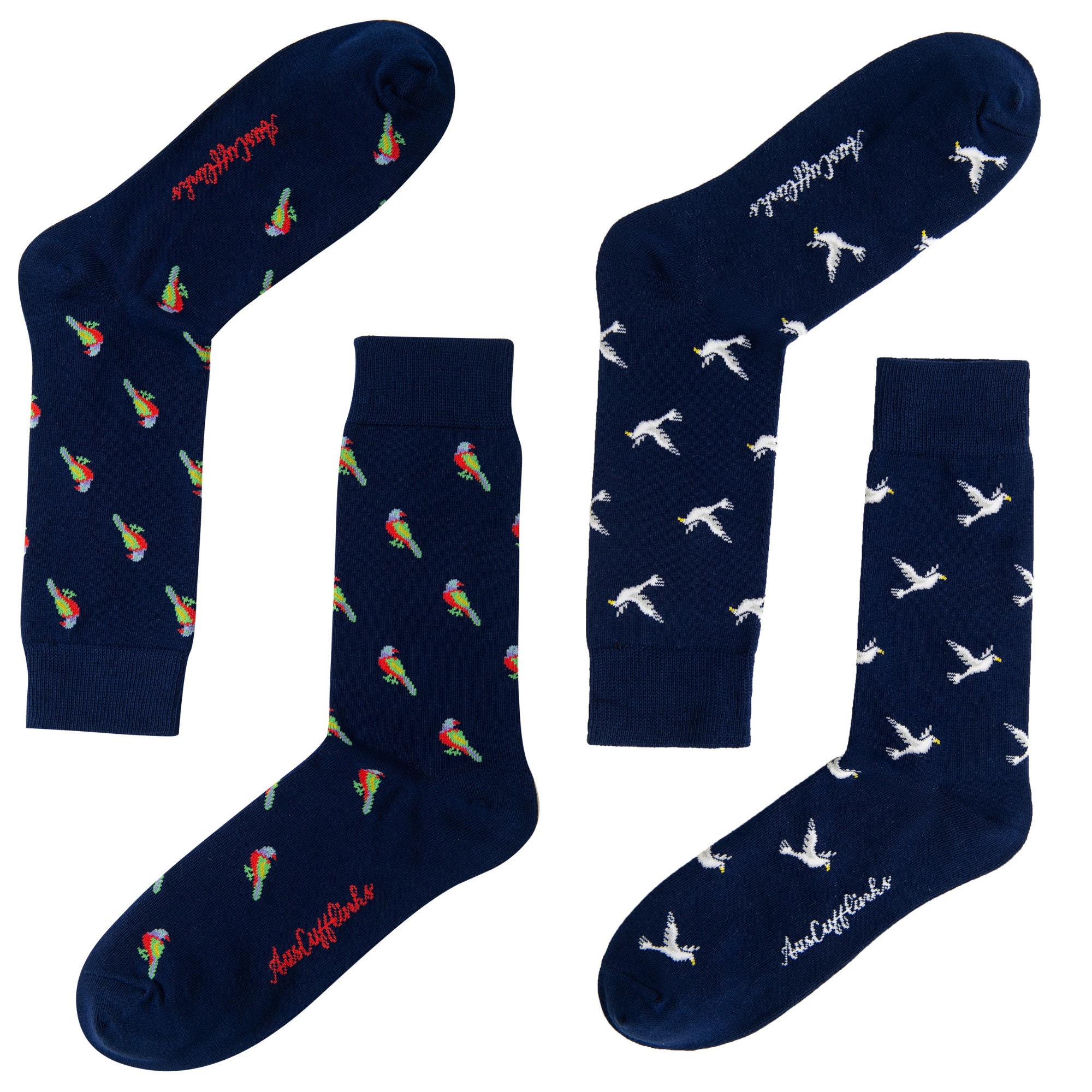 Parrot Dove Socks Present for Him Flying Bird Animal Lover Etsy