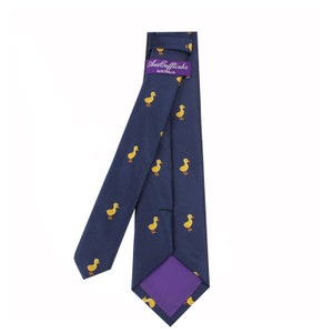 Ente Krawatte für Ihn Entlein Tierliebhaber Krawatten für Männer Vogel Geschenk für Ihn Arbeitskollege Weggehen Geschenk für Ihn Vatertagskrawatte Bild 6