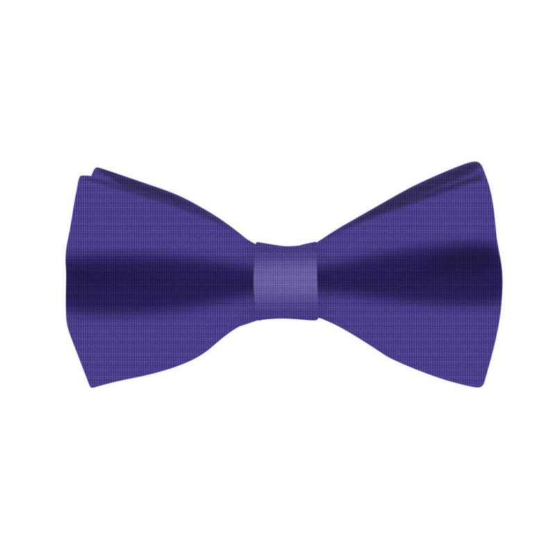 Classic Purple Bow Tie Mens Purple Bow Tie Husband Gift Groomsmen Bowtie Mens Gift for Dad Gift for Him Present for Husband
