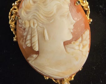 14ky Victorian Italian Cameo/Pin/Pendant  (Previously Owned)