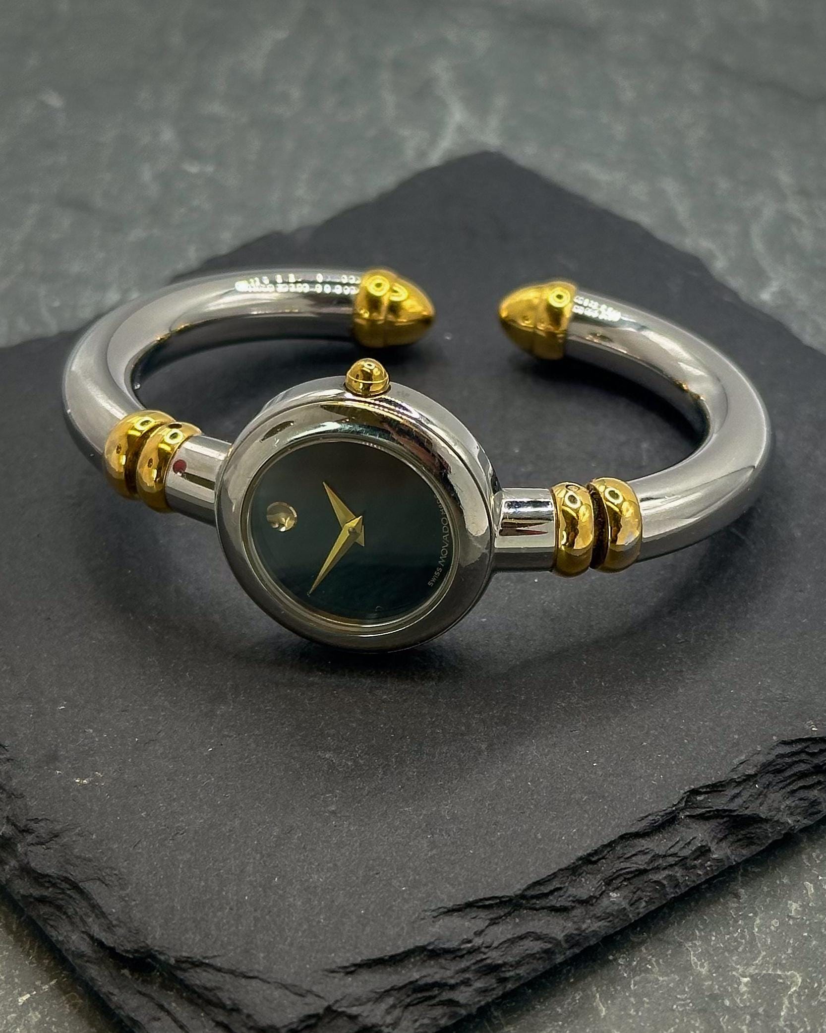 Movado Bareleto Watch Movado Ladies Bareleto Gold Tone Bangle Bracelet Watch  main image 3