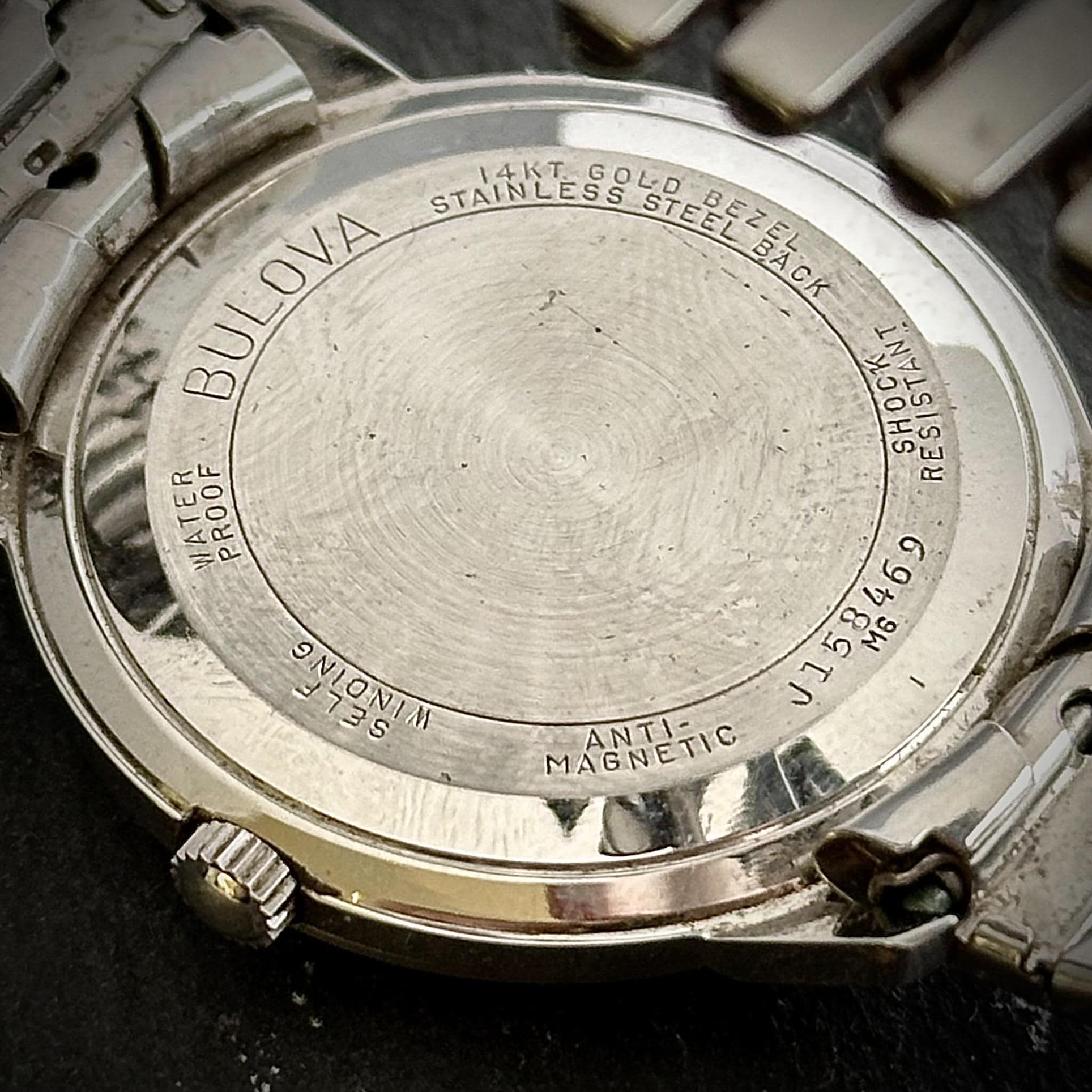 Vintage 1960s Bulova Ambassador Self-winding Watch – 14K Gold Bezel ...