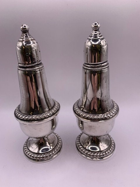 Empire Sterling Salt & Pepper Shakers #242