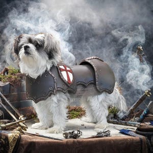Cosplay DIY Prop Basic Dog Armor / Armour Costume Pattern Template for EVA Foam - Digital Download