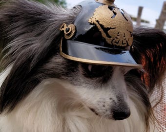 Pickelhaube Dog Helmet STL: 3D Print German Spiked Armor (digital
