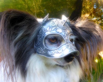 Medieval Horse Armor-style Dog Helmet STL: 3D Print File, Cosplay