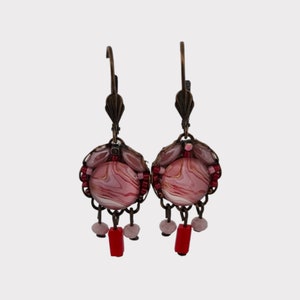 Crystal MOSAIC collection earrings. Boho style.