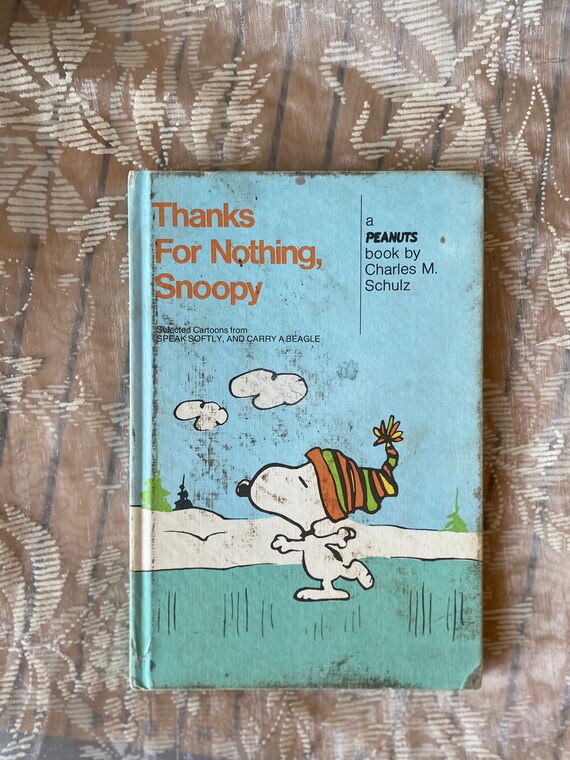 Vintage Peanuts Comic Book Thanks For Nothing Snoopy Weekly Etsy Vintage Peanuts Comic Book Thanks For Nothing Snoopy Weekly Etsy