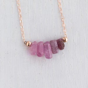 Raw ruby necklace gold, raw ruby pendant silver, rose gold ruby necklace, aries necklace, untreated ruby, corundum jewelry, 40th anniversary