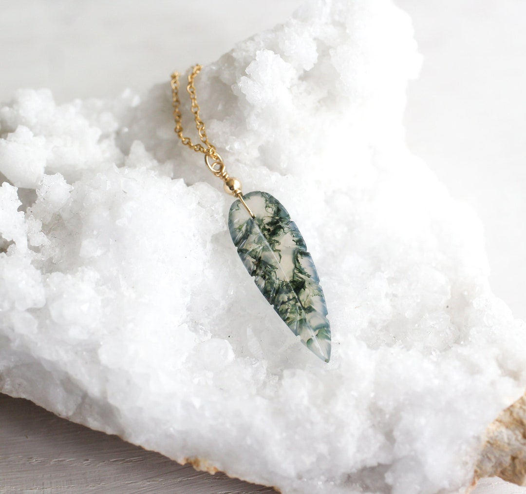 Moss Agate Pendant main image 0