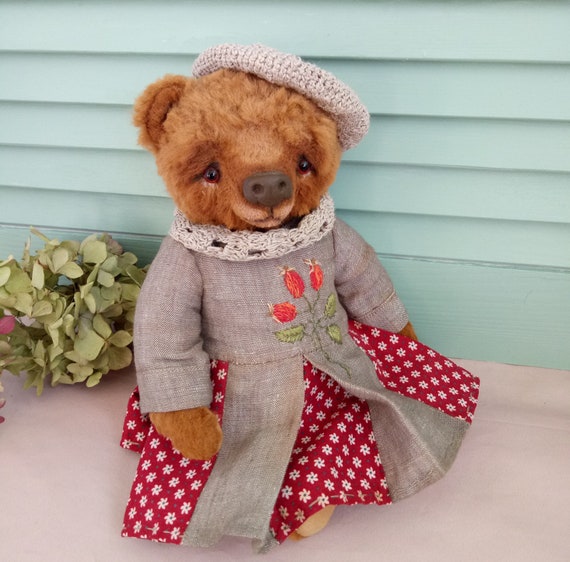 teddy bear in a dress