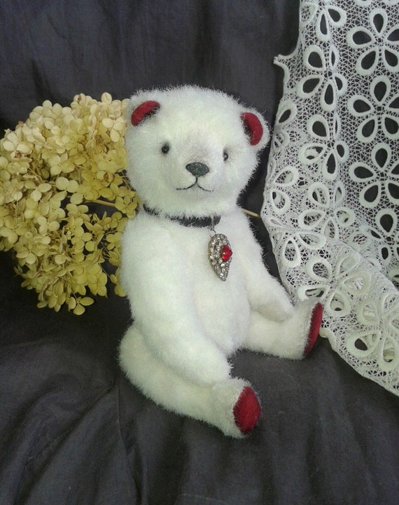 valentine's day polar bear stuffed animal