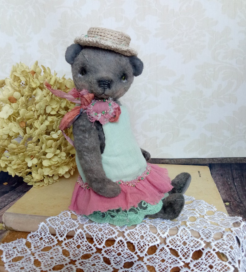 teddy bear in dress