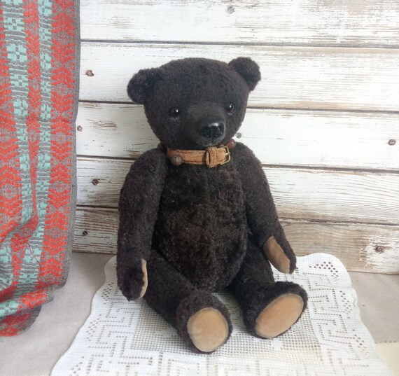 black big teddy bear