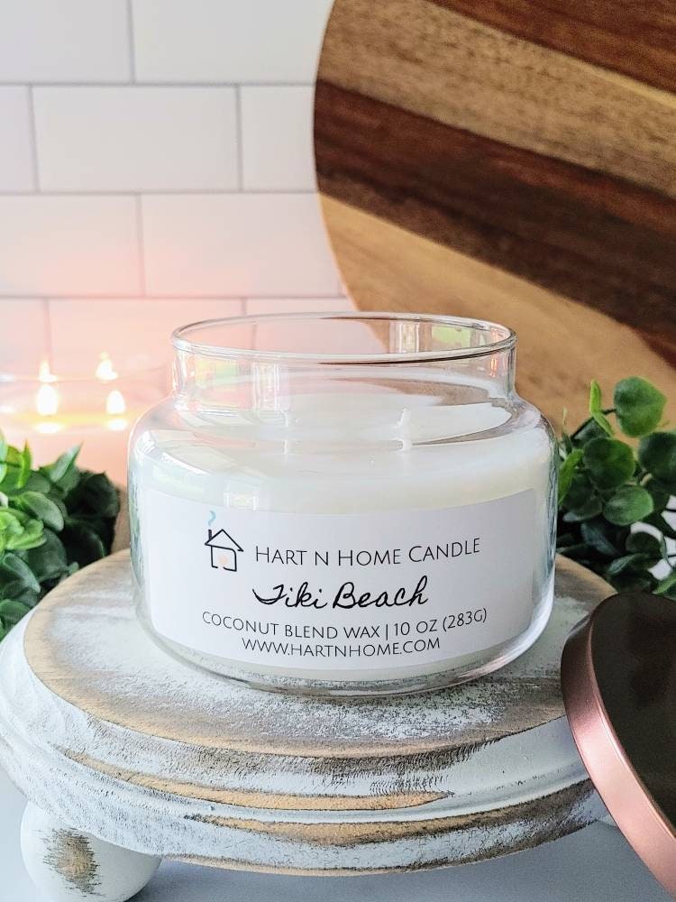 TIKI BEACH Fragranced Jar Candle Scented Container Candle Etsy