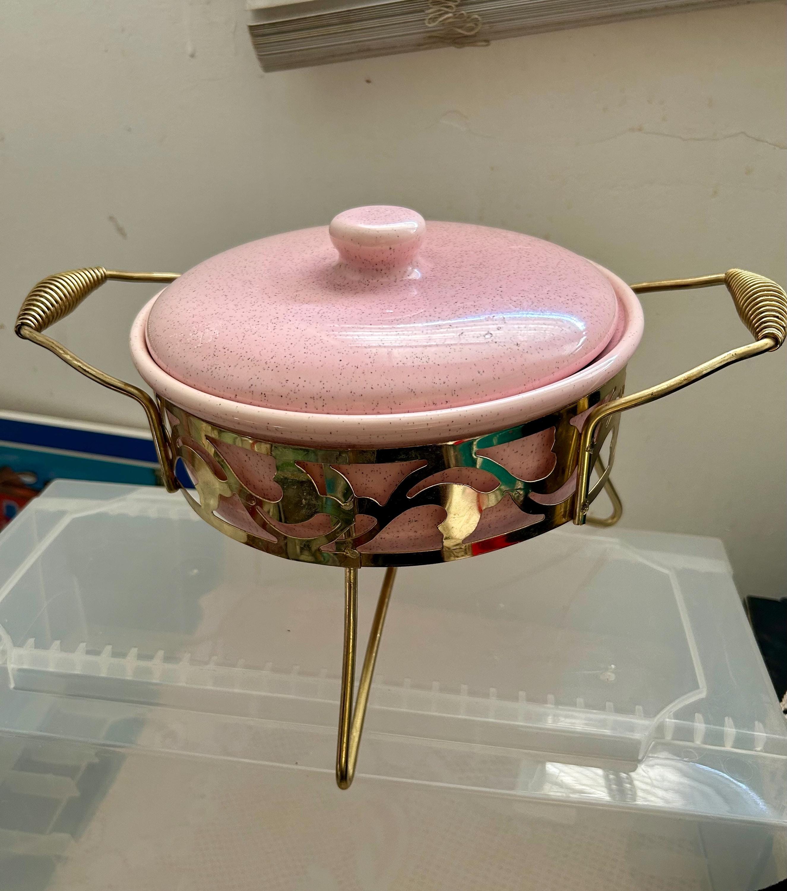 Bauer Pink Speckled Pottery - Etsy