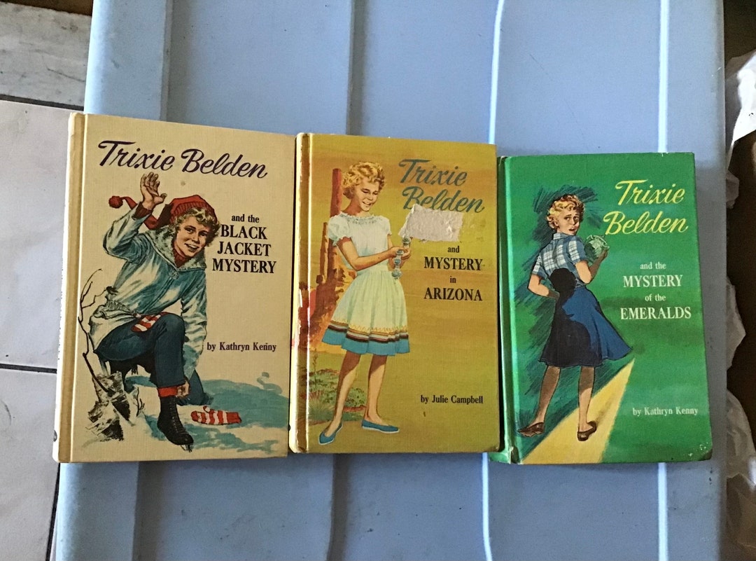 Vintage Trixie Belden by Katherine Kenny, Three Deluxe Hardcover Books