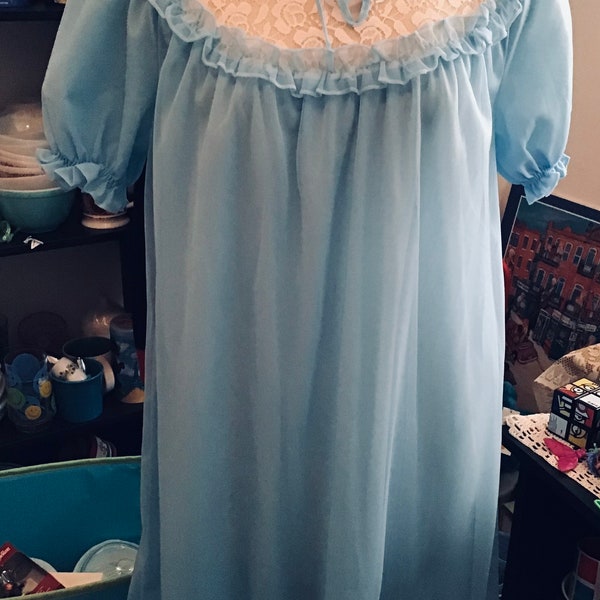 Nylon Nightgown Etsy