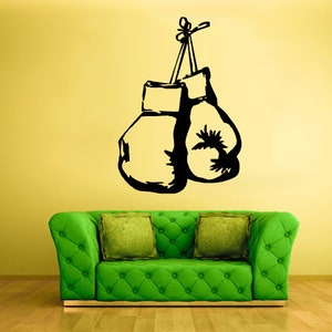 Boxing Punch Wall Sticker - TenStickers