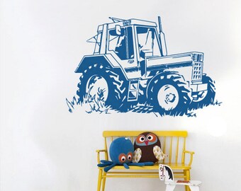 Tractor Wall Decal Farm Decor rvz2649