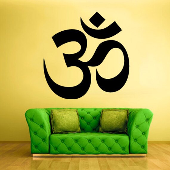 om wall decal om wall decor om wall decor sticker om wall | etsy