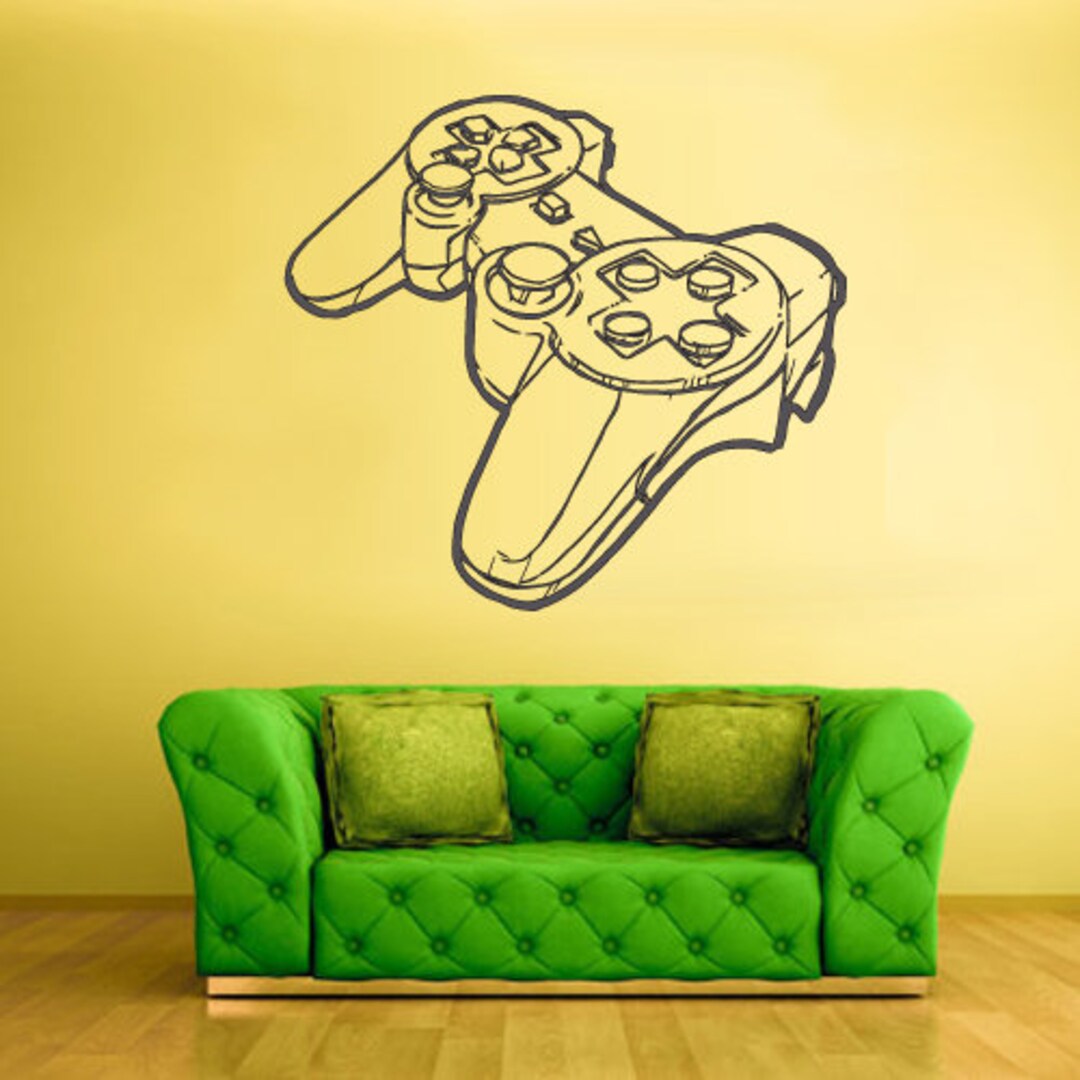 Game Controller Wall Decal Joystick Decor many Sizes and Etsy