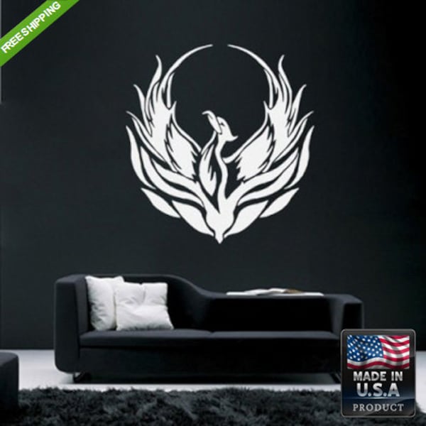 Phoenix Wall Decal Etsy