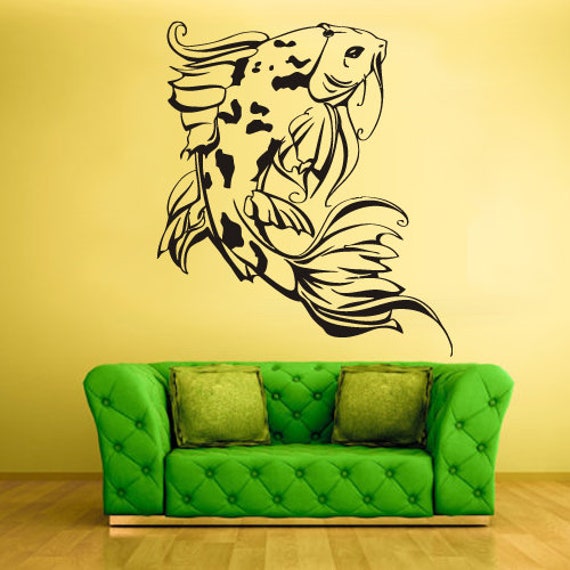 Buy Koi Fish Wall Decal Fishing Decor Z638 Online in India 