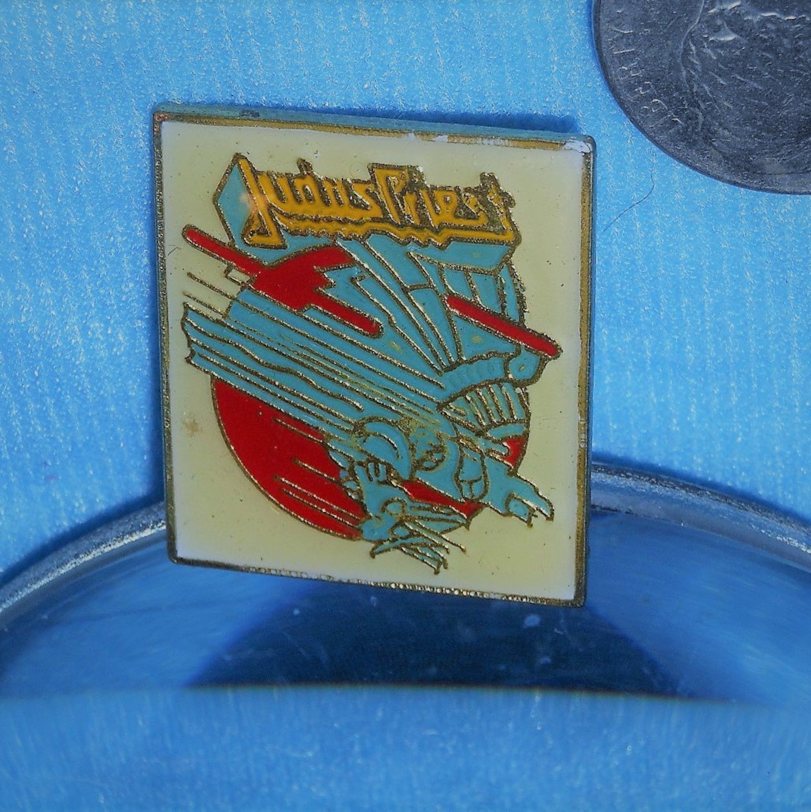1980s Judas Priest Enamel Tie Tack / Hat Lapel Pin Back | Etsy