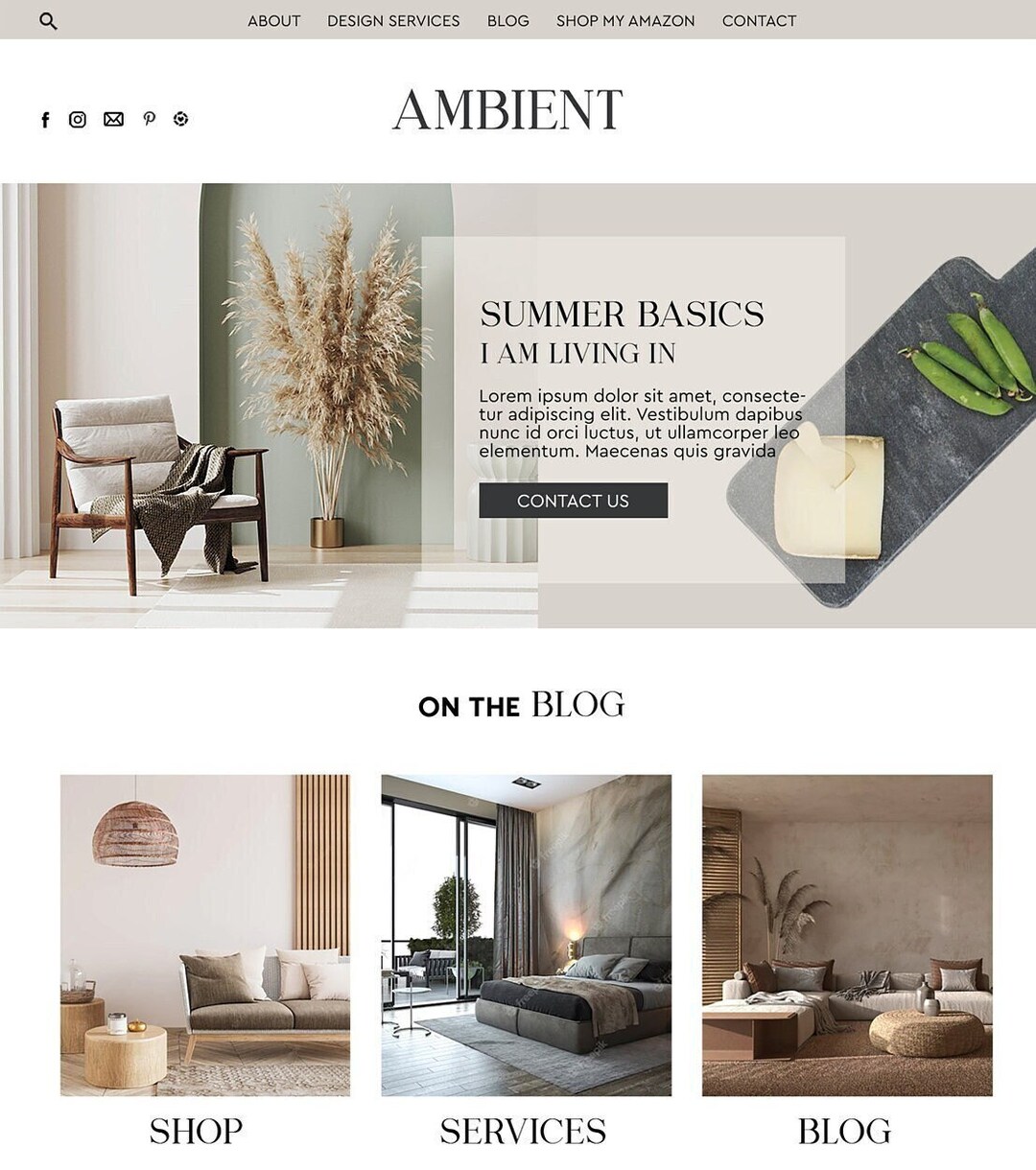 Shopify Theme - Shopify Template - Minimalist Design - Pastel Shopify ...