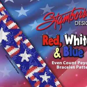 Even Count Peyote Armband, Peyote Stich, PDF Nähanleitung
