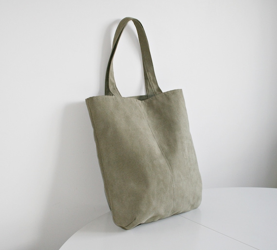 vegan suede bag