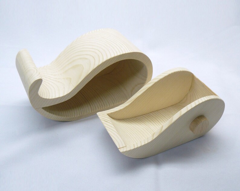 Bandsaw Box Whale Wooden Mini Chest of Drawers Natural Etsy