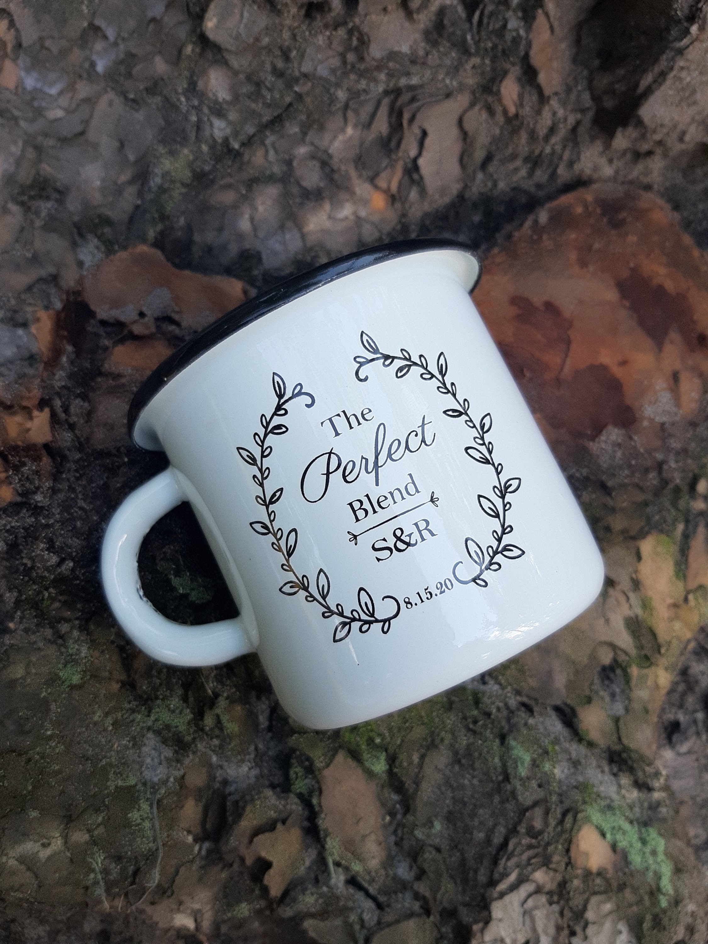 Custom Camp Mugs Bulk 450ml/15oz Personalized Campfire Mugs Etsy