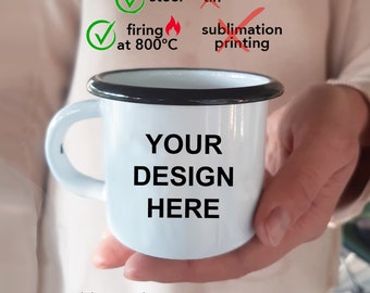 Custom Enamel Mini Mugs Party Favors Promotional Corporate Bulk Gifts Ideas Beach Wedding Favor Decor Gift Logo Business Branded Bulk Mugs