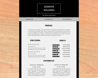 Resume template, cv template, professional resume, modern resume, creative resume, cv design, resume, cv, teacher resume, resume word