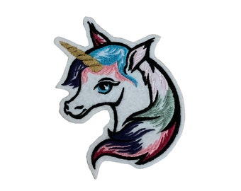 Application unicorn colorful, patch,