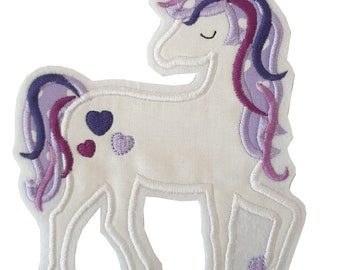 Patch, applique unicorn various sizes, FB No. 2