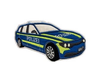 Applikation, Aufnäher Polizeiauto