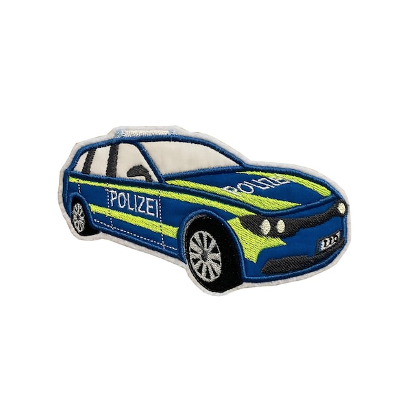 Applikation, Aufnäher Polizeiauto