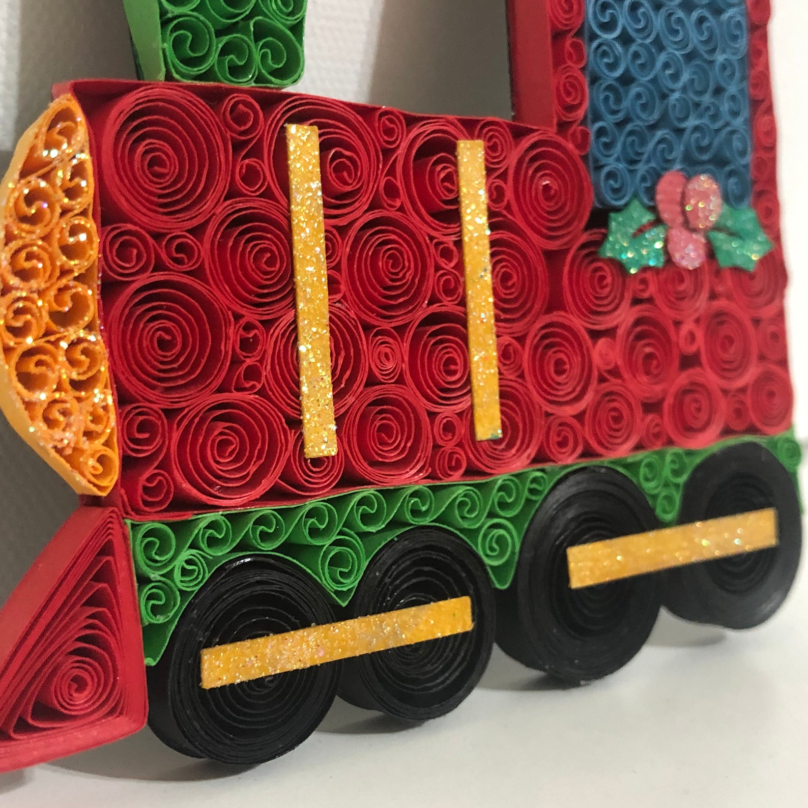 Handmade Quilled Train or Ornament Etsy