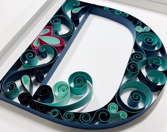 Personalized Quilled Letter Art