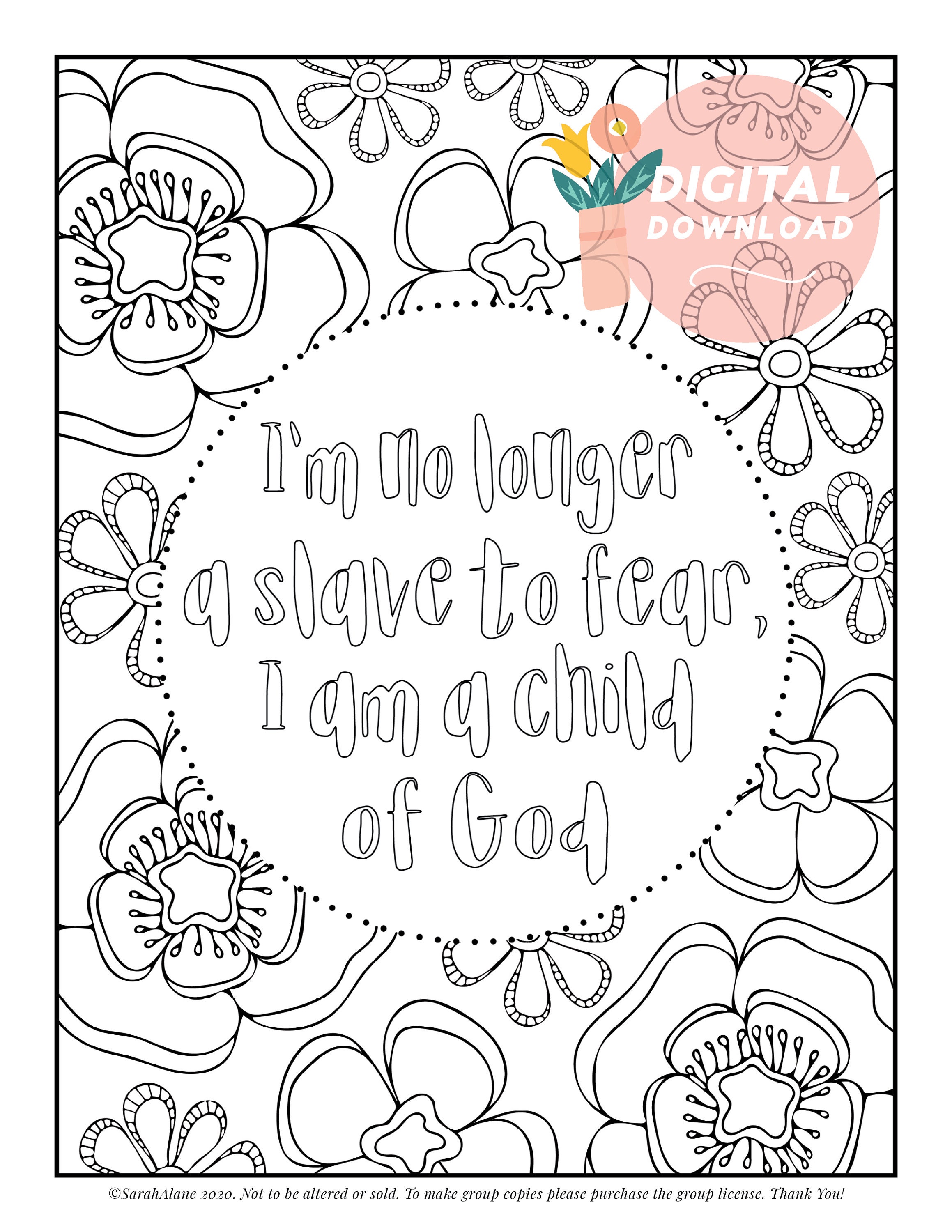 Most Popular Printable Coloring Pages Bundle Christian Etsy