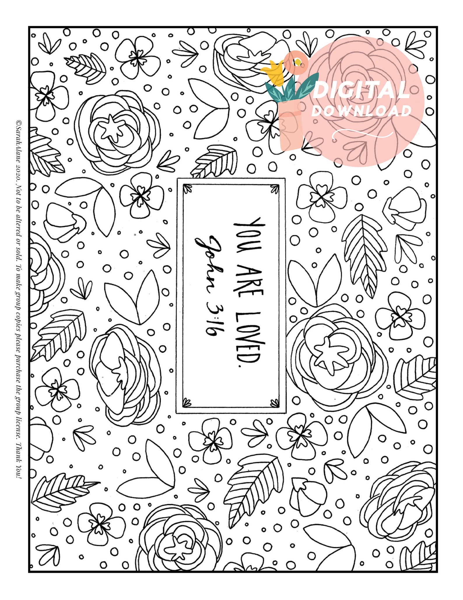Most Popular Printable Coloring Pages Bundle Christian Etsy