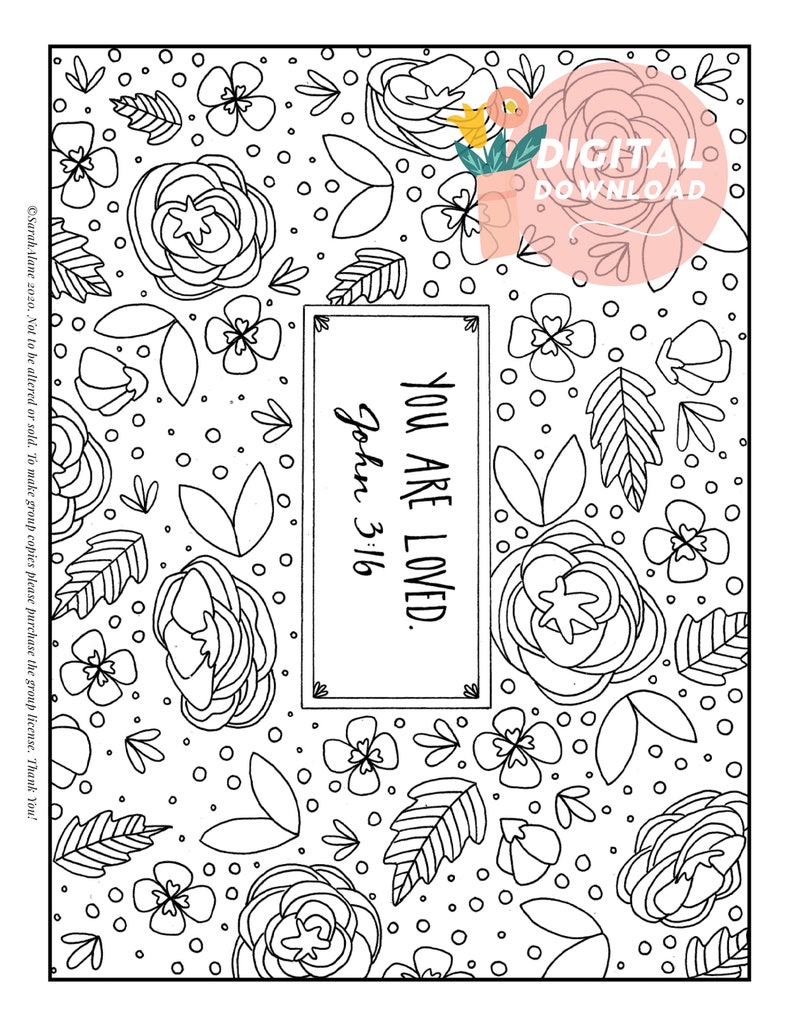Most Popular Printable Coloring Pages Bundle Christian - Etsy