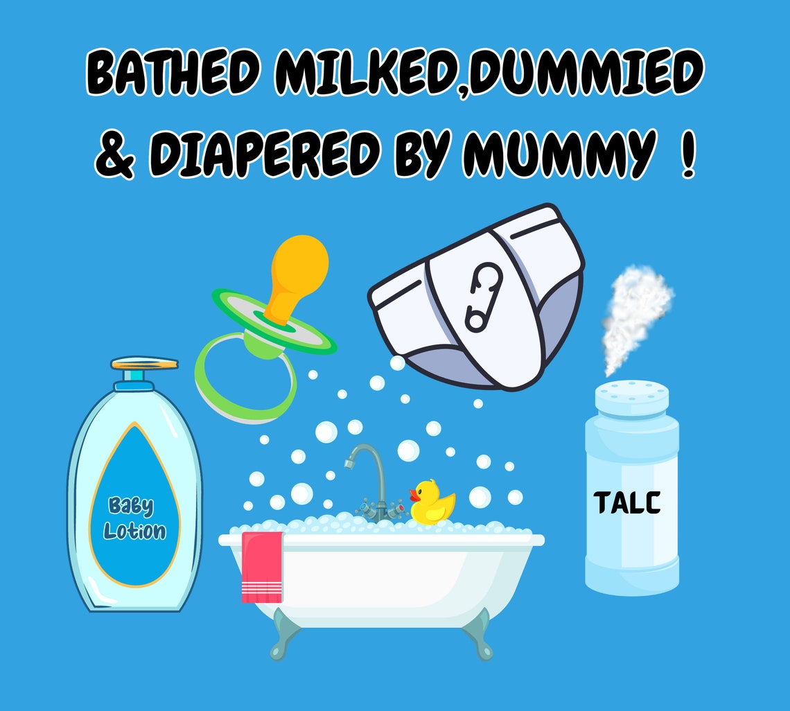 Bathed Milked Dummied & Diapered by Mummy ABDL X Rated Audio Story - Etsy