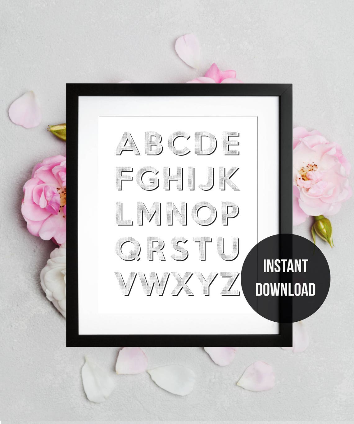 Alphabet Wall Decor, Instant Download, ABC Poster, Toddler Poster ...