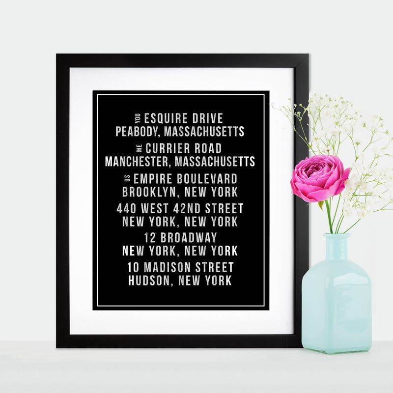 Wedding Subway Art - Etsy