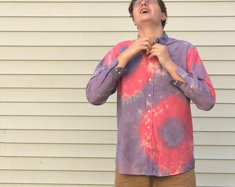 Blazin Donuts Phish Fishman Men/'s Button Collar Longsleeve Shirt Size L