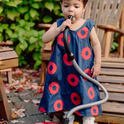 Blazin Donuts Fishman Phish Donut Muumuu Dress Strawberry Letter 